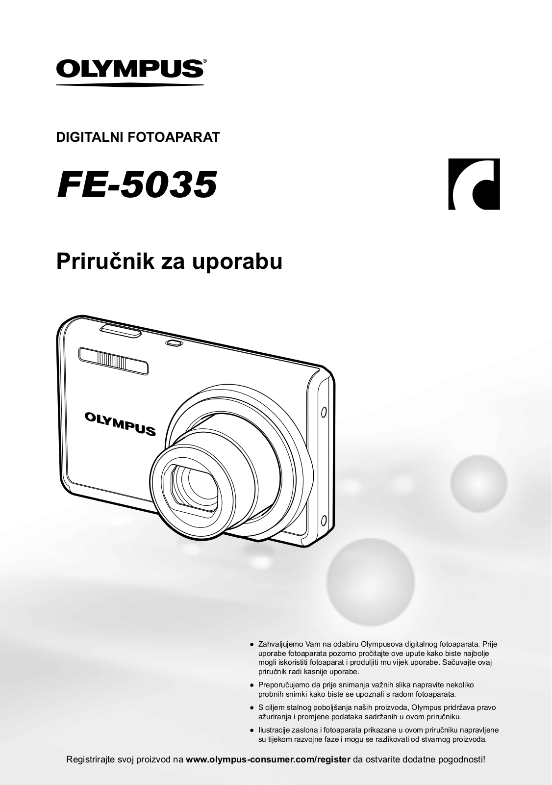 OLYMPUS FE-5035 User Manual