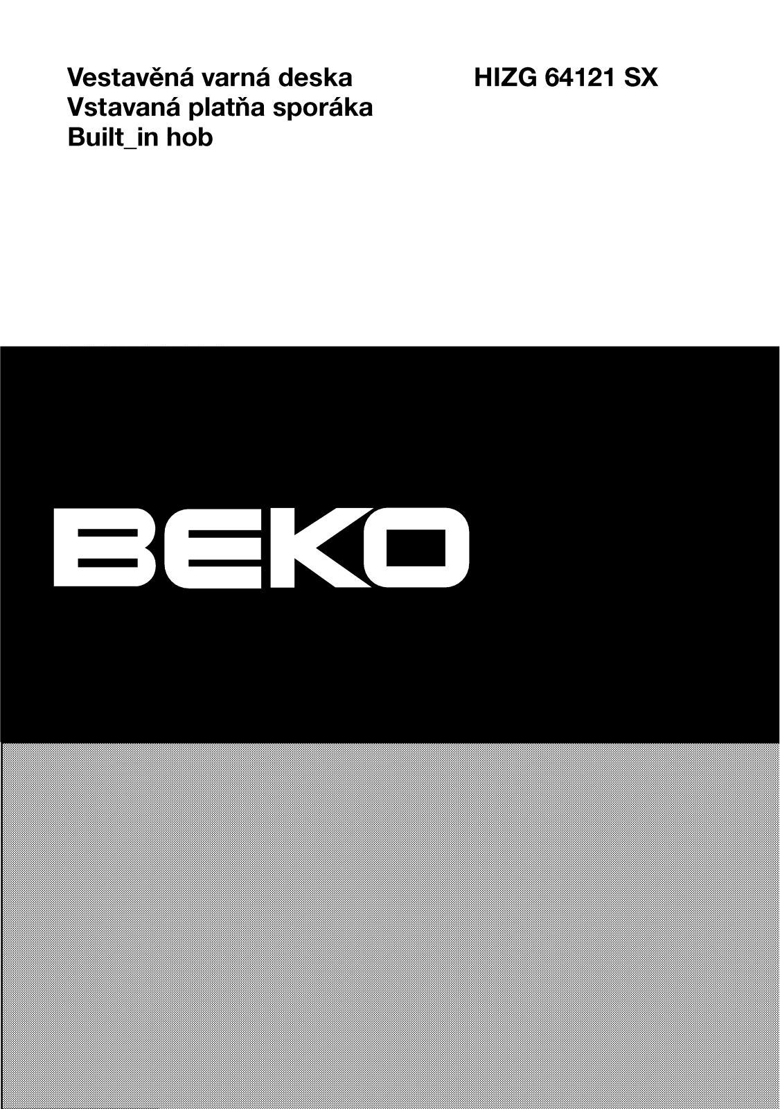 Beko HIZG 64121 SX User Manual