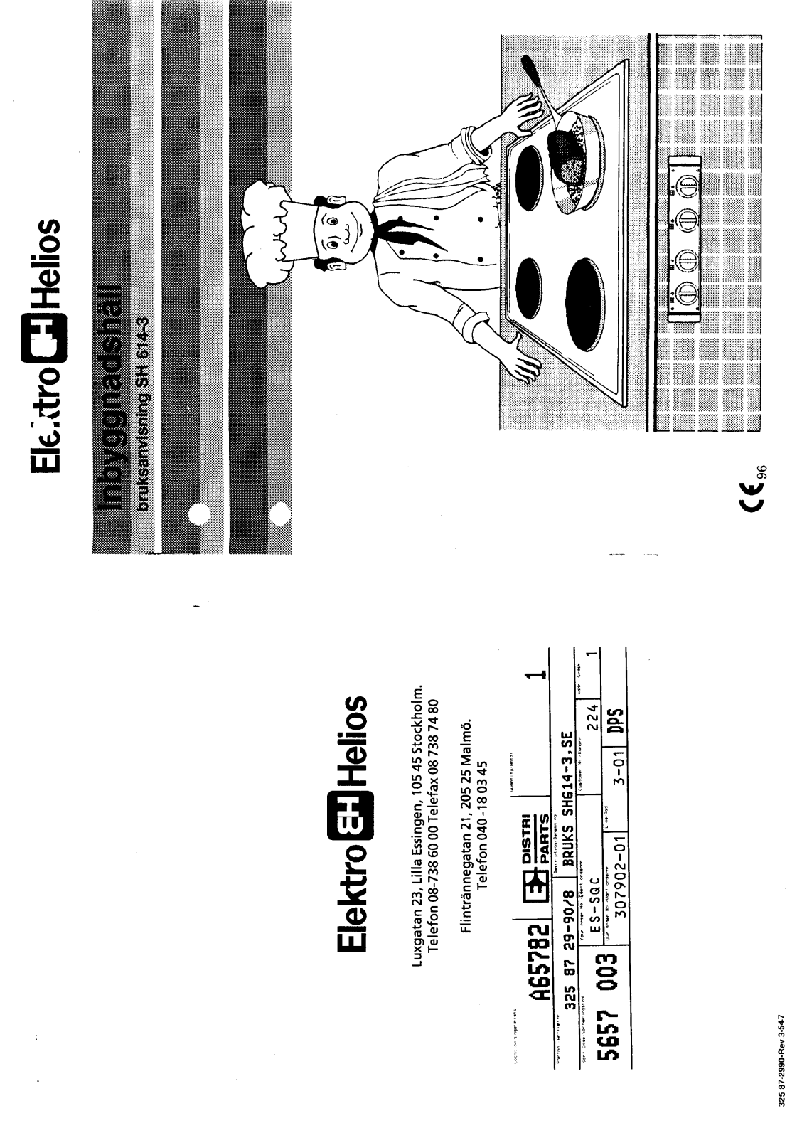 Elektro helios SH614-3 User Manual