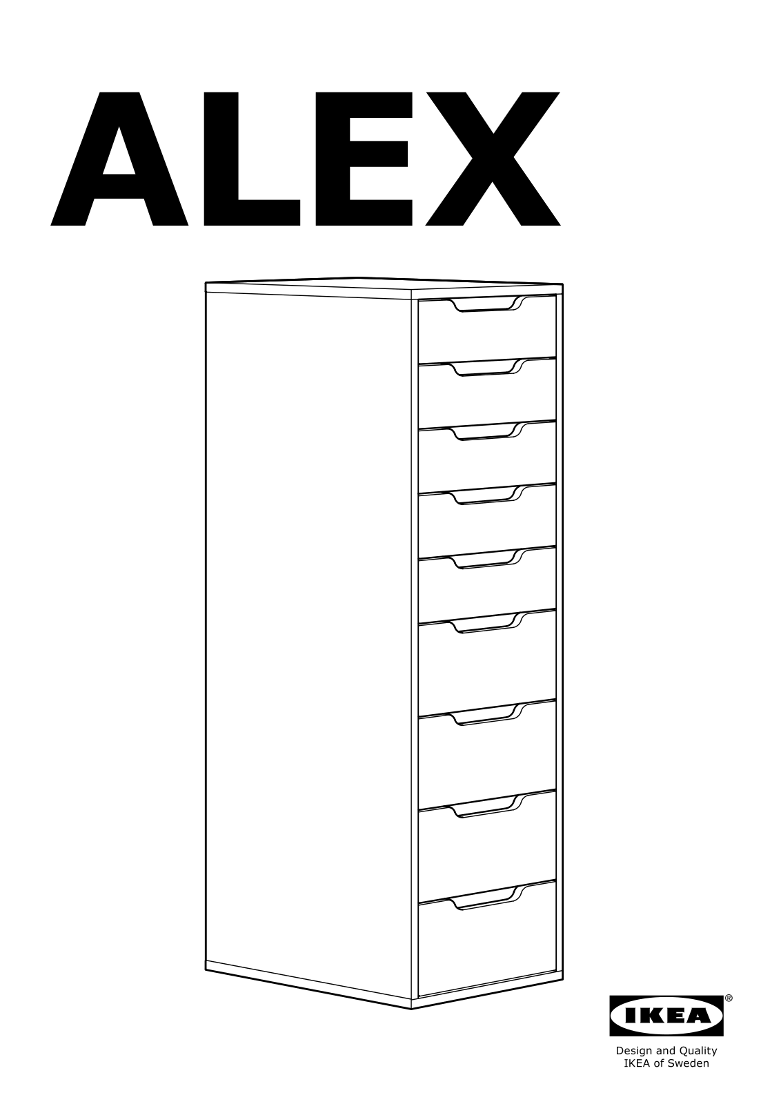 IKEA ALEX 36-48-115 User Manual