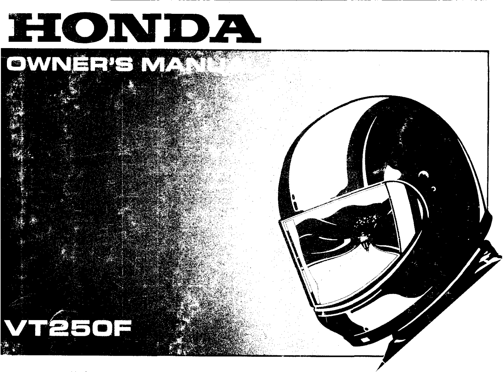 Honda VT250F 1988 Owner's Manual