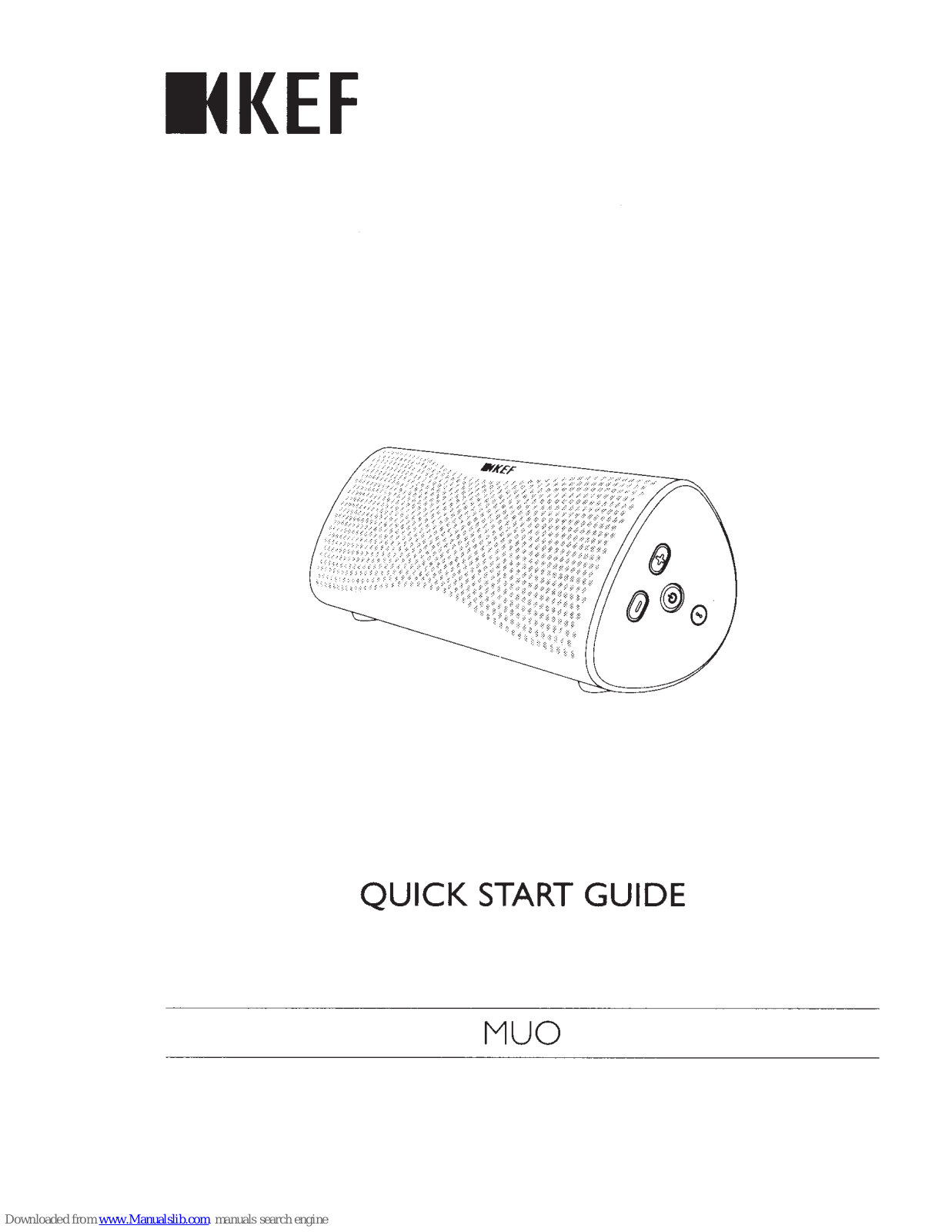 KEF MUO Quick Start Manual - ManualMachine.com
