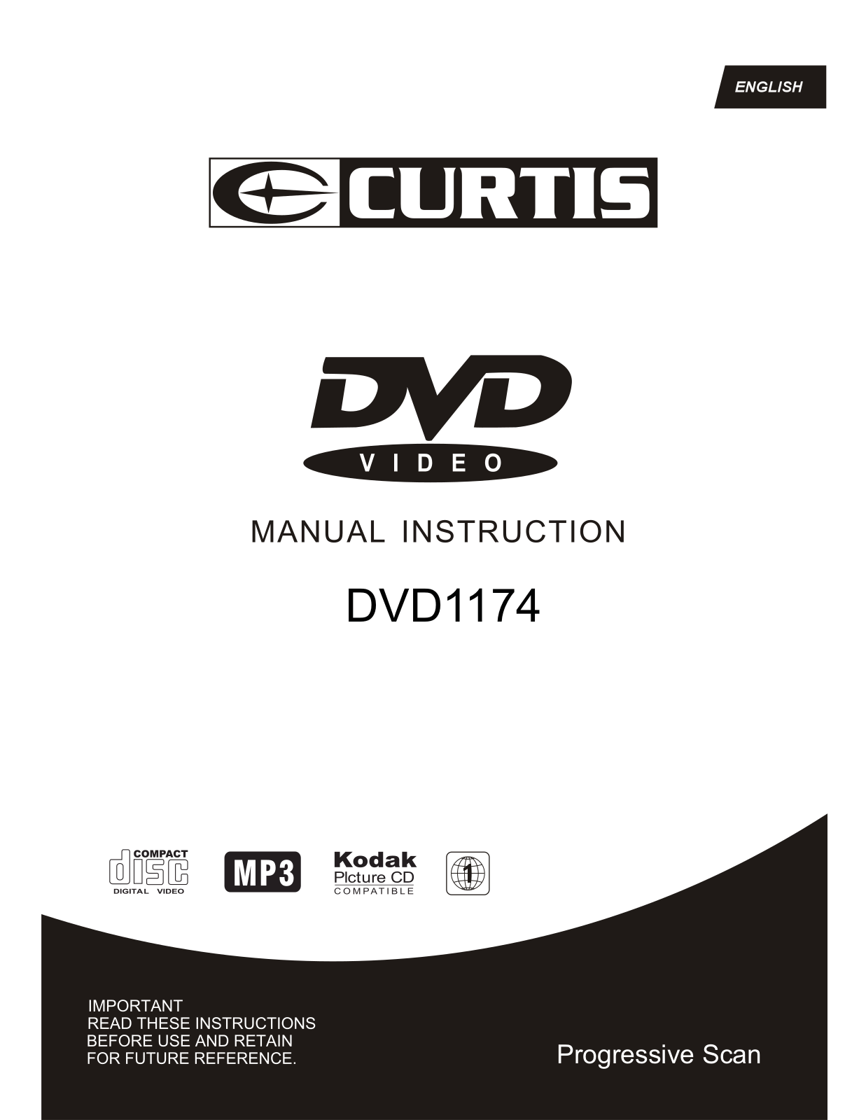 Curtis DVD1174 User Manual