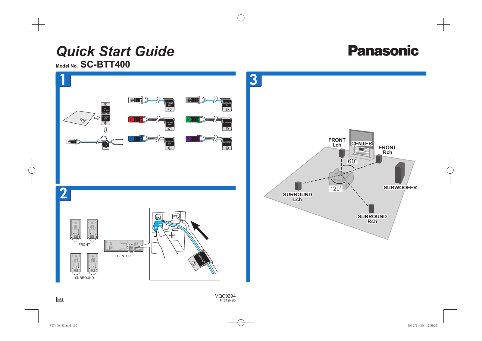 PANASONIC SC-BTT400EG User Manual