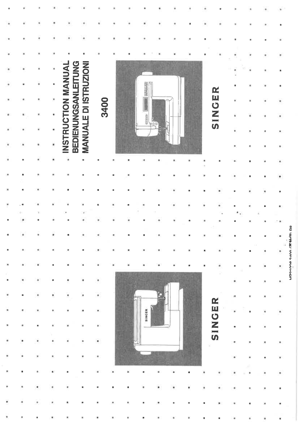 Singer 3400 User Manual