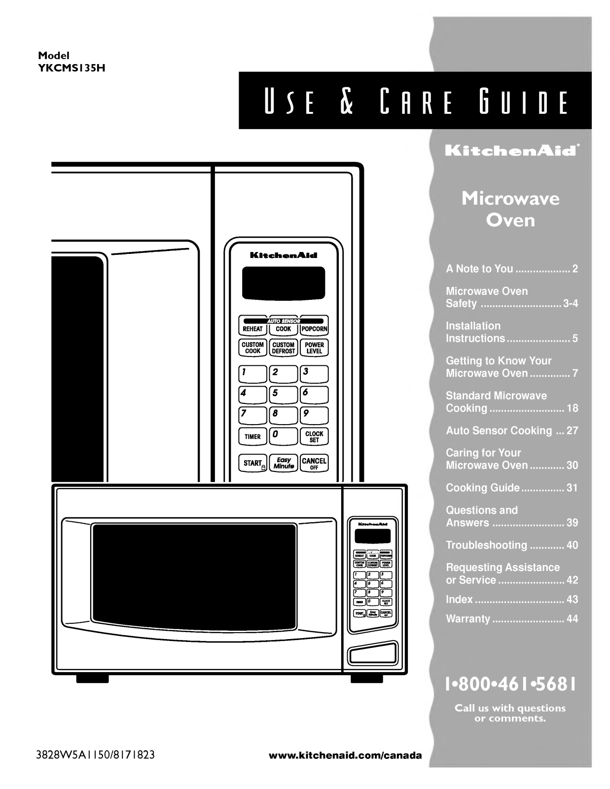 LG YKCMS135HBL, YKCMS135HSS, YKCMS135HWH0 User Manual