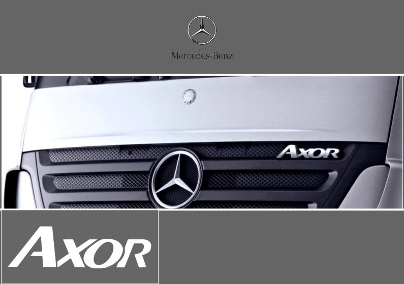 Mercedes-Benz Axor Service Manual