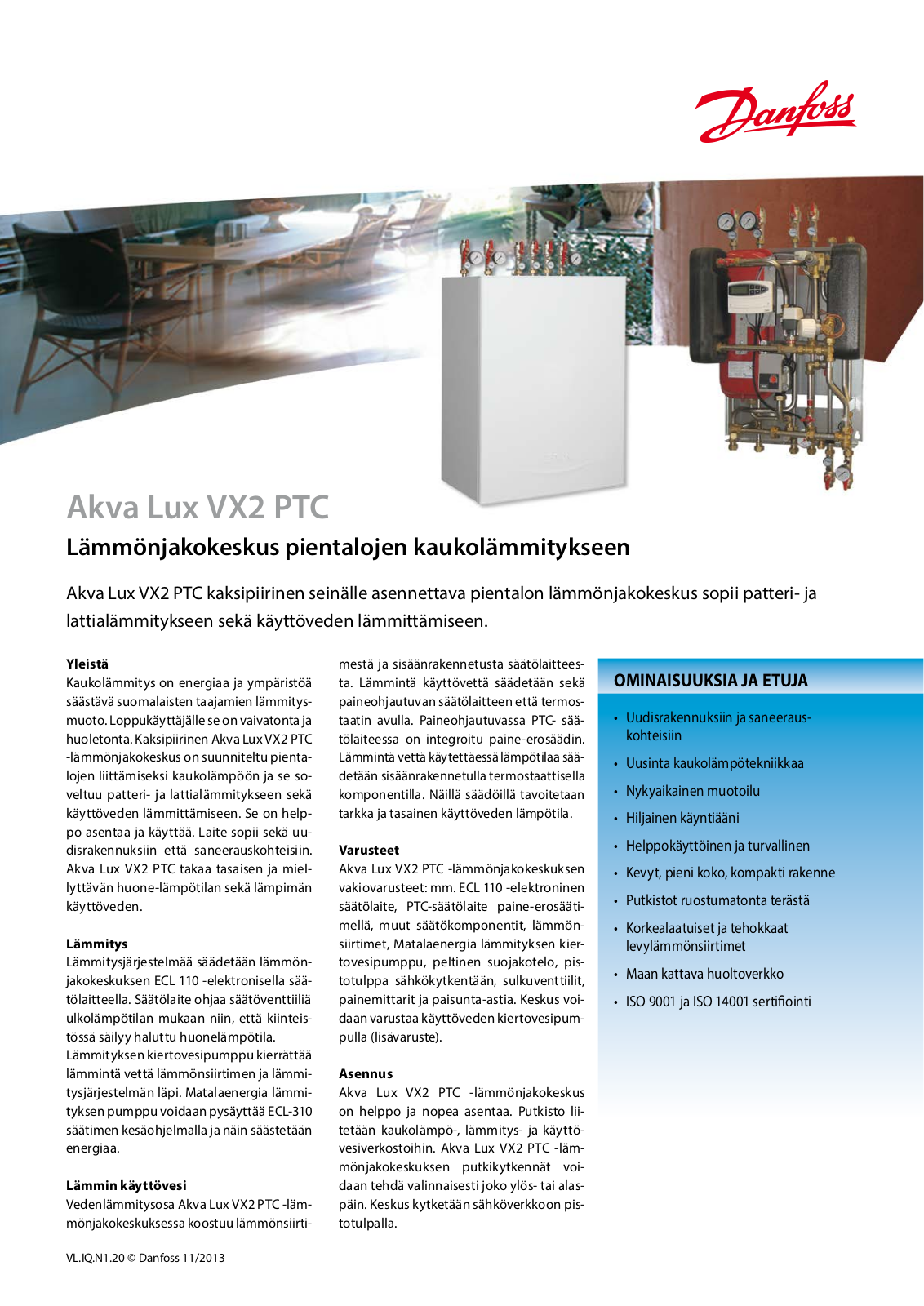 Danfoss VX2 PTC Fact sheet