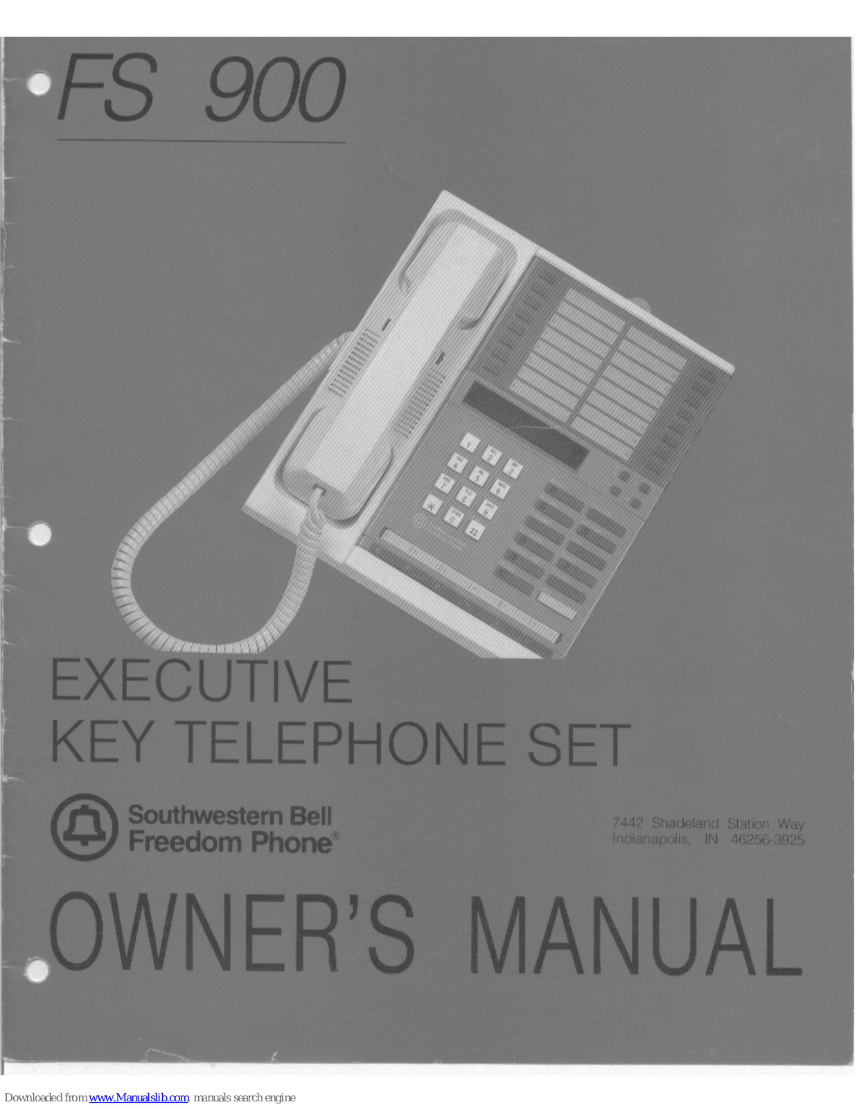 Southwestern Bell Freedom Phone FS 900 Owner's Manual