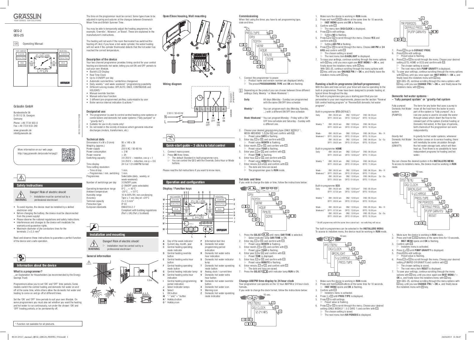 TFC Group QEG-2S User Manual