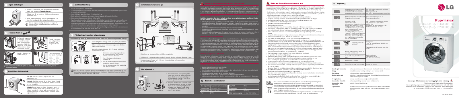 Lg F1403TDD User Manual