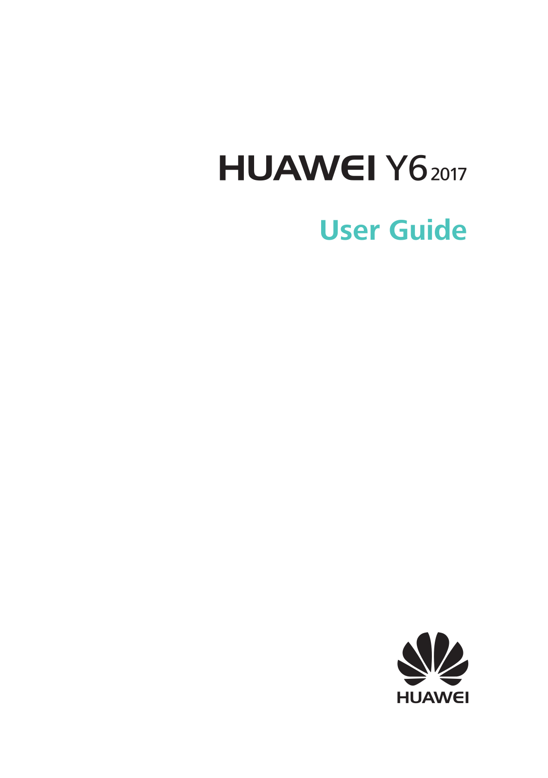 Huawei Y6 Instruction Manual