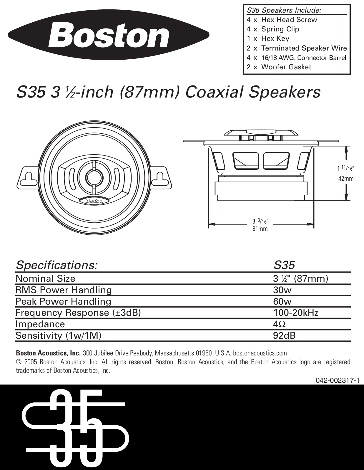 Boston Dynamics S35 User Manual - ManualMachine.com
