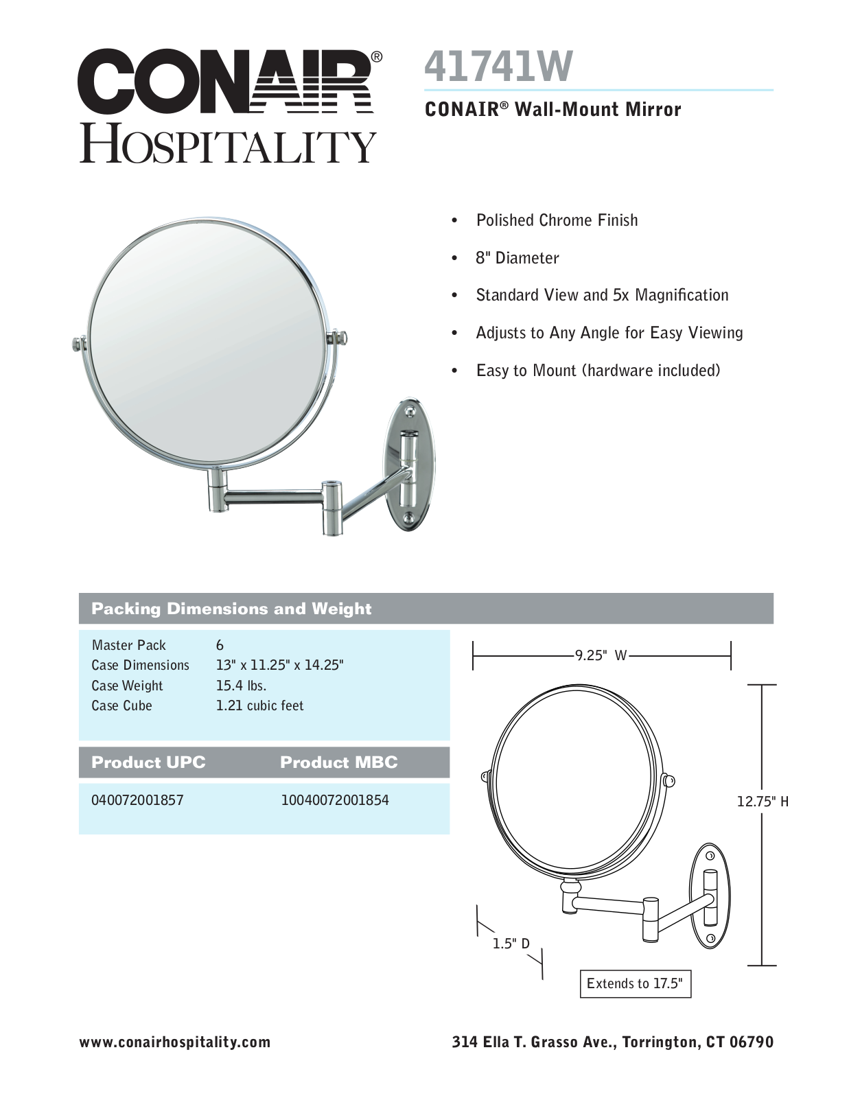 Waring 41741W User Manual