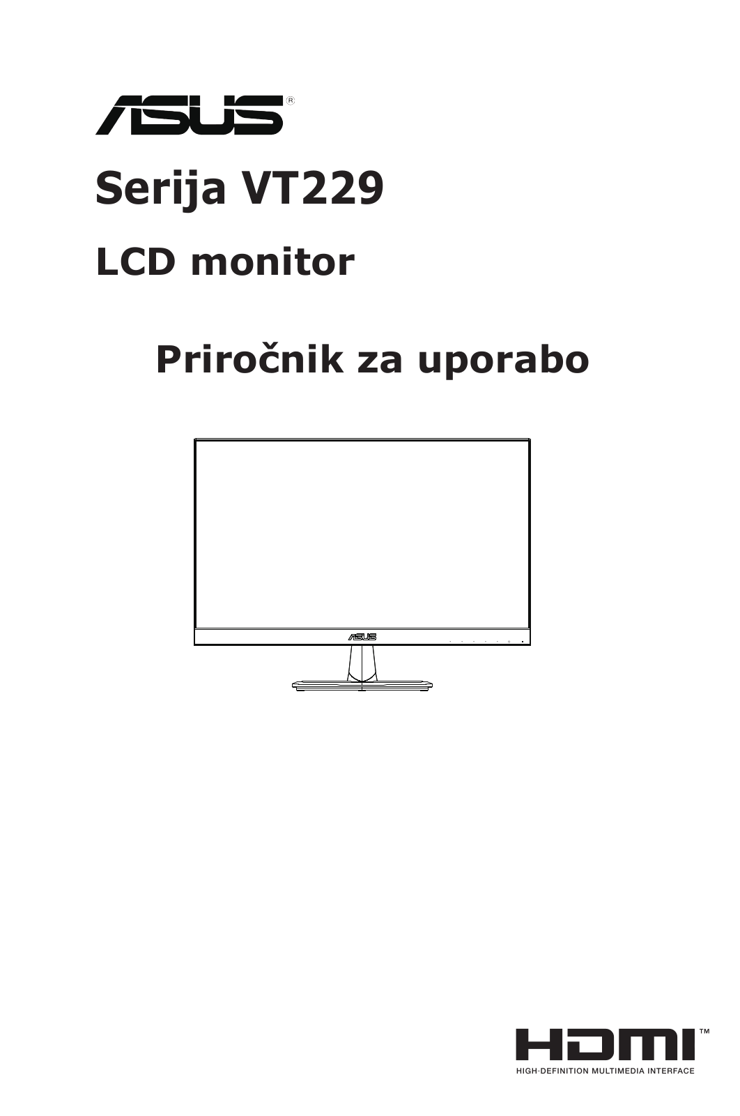 Asus VT229H User’s Manual