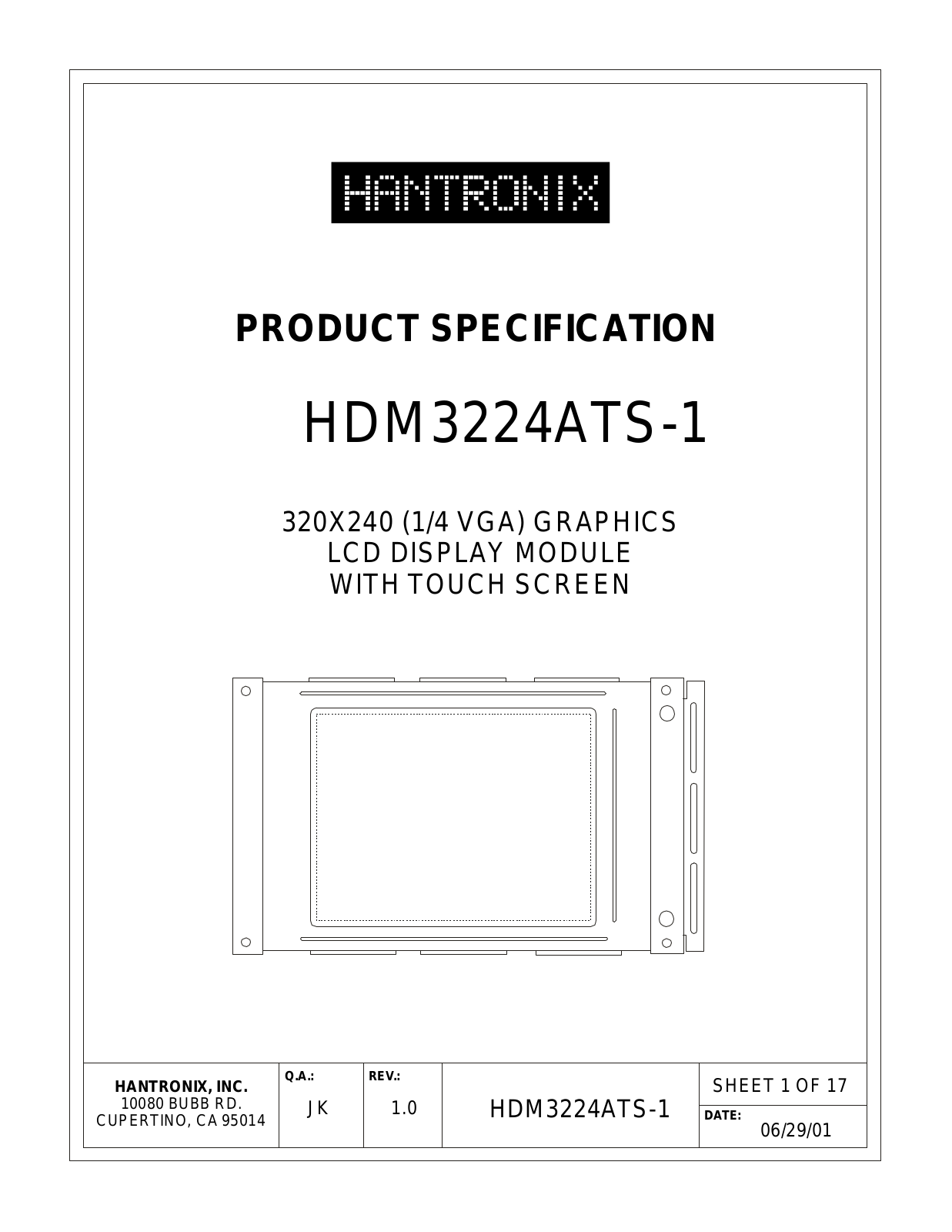 HANTRONIX HDM3224ATS-1 Datasheet