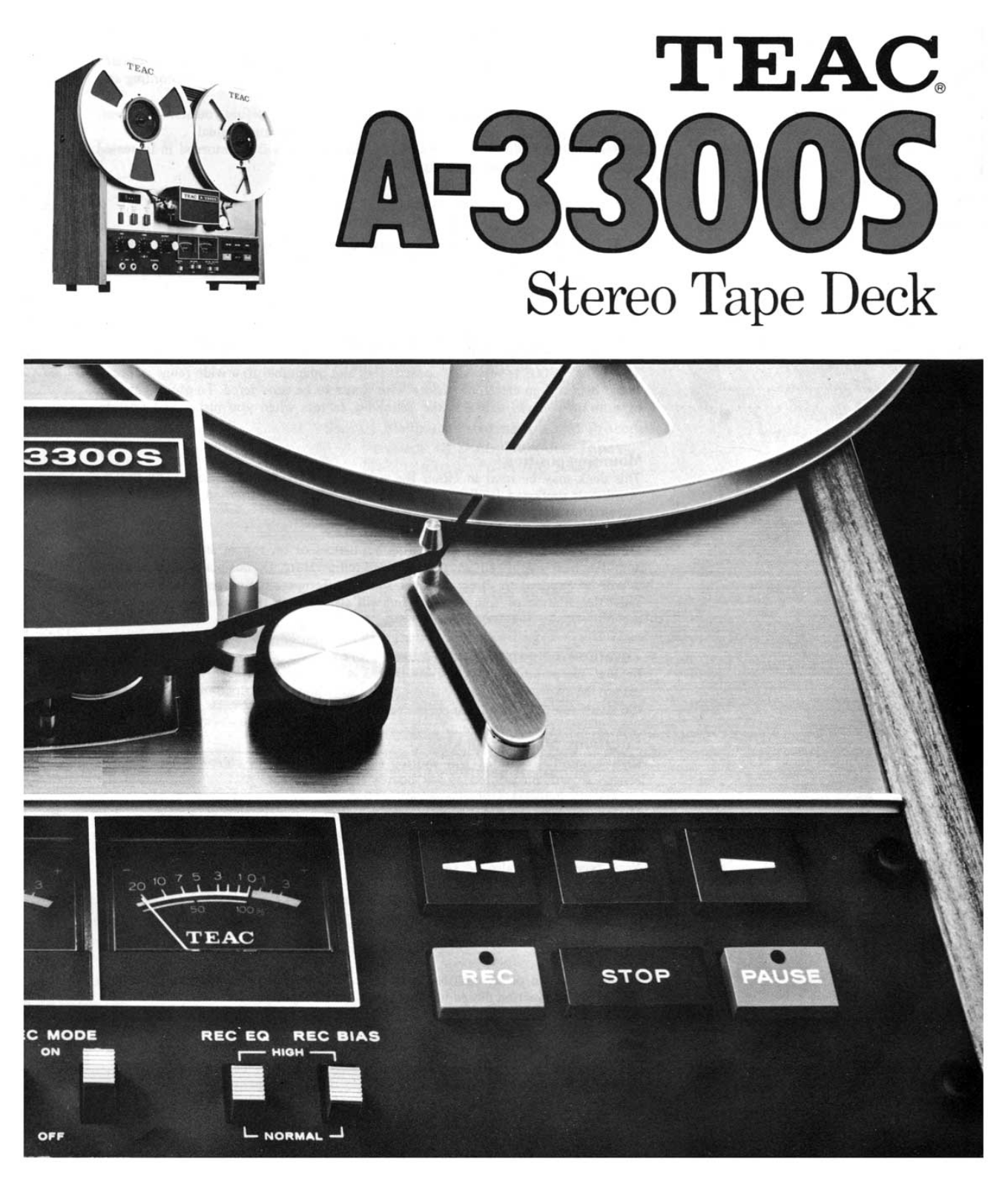 TEAC A-3300-S Owners manual