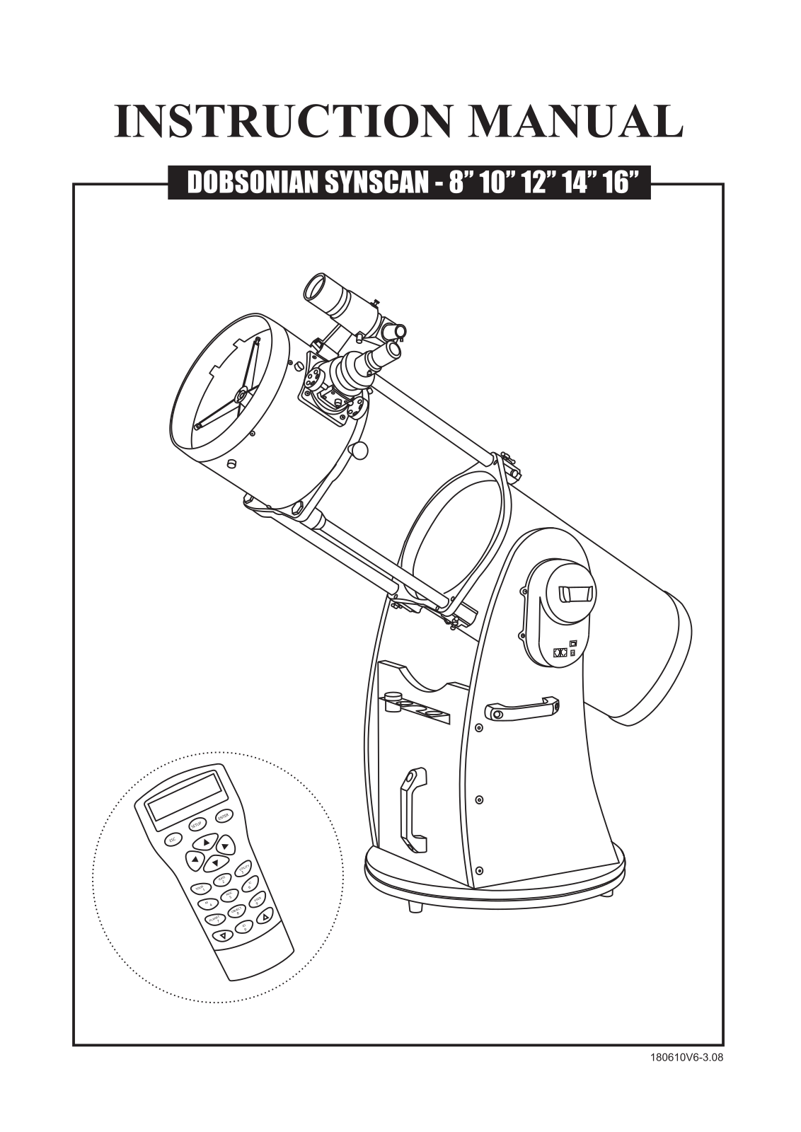 Sky-watcher DOBSONIAN SYNSCAN Instruction Manual