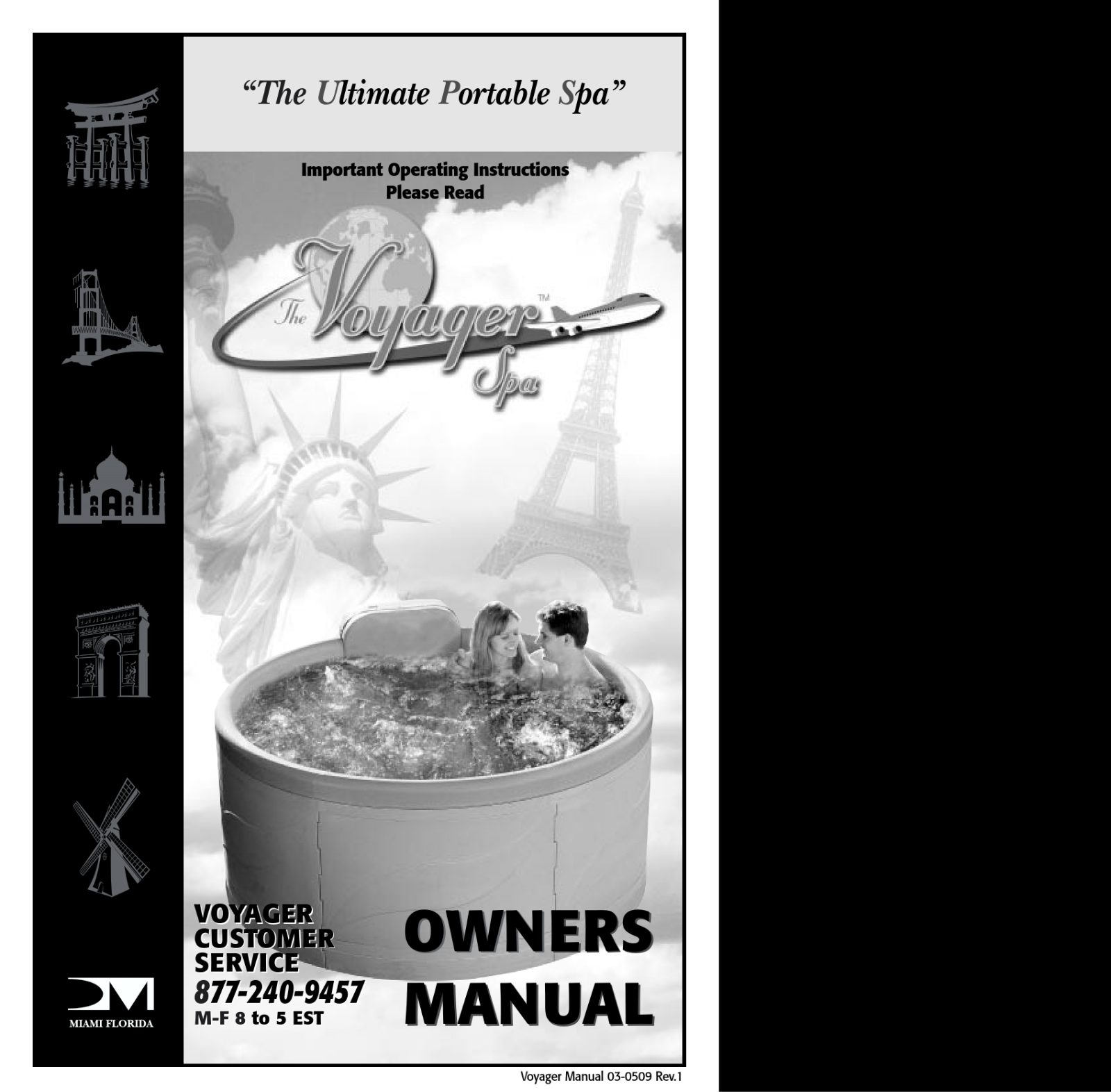 DM Industries Portable Spa Owner's Manual