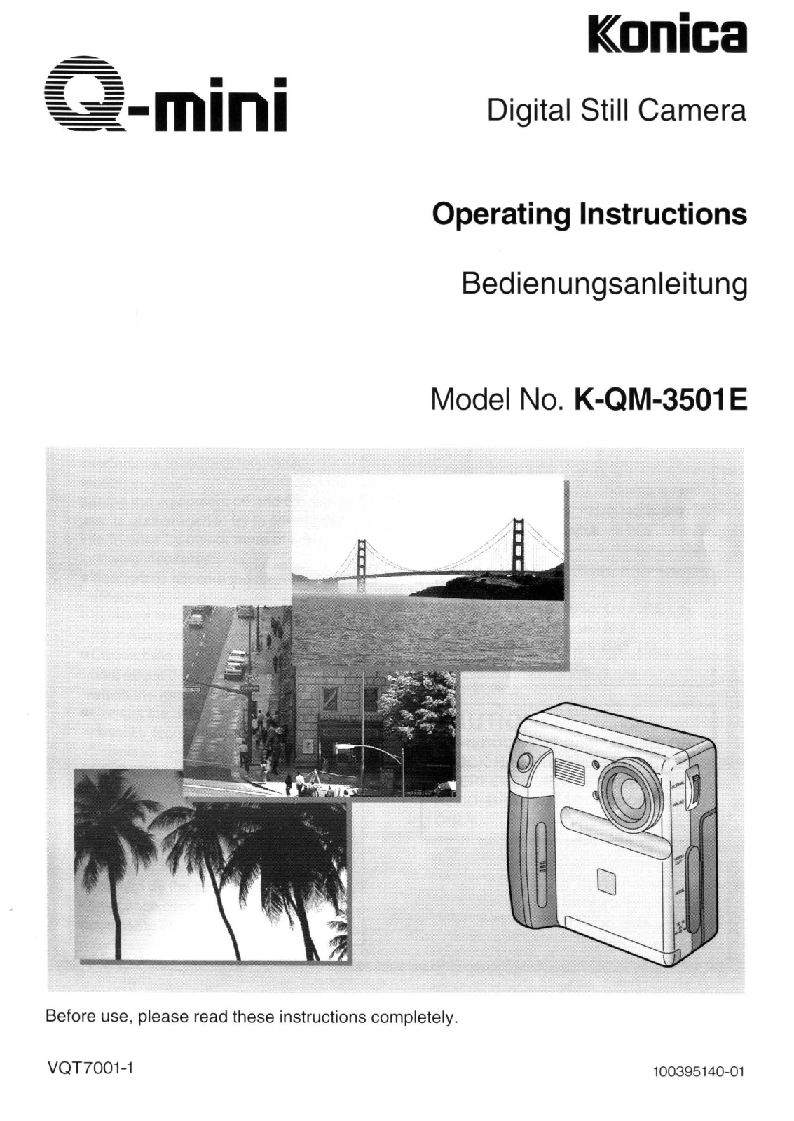 MINOLTA Q-Mini Operating Instructions