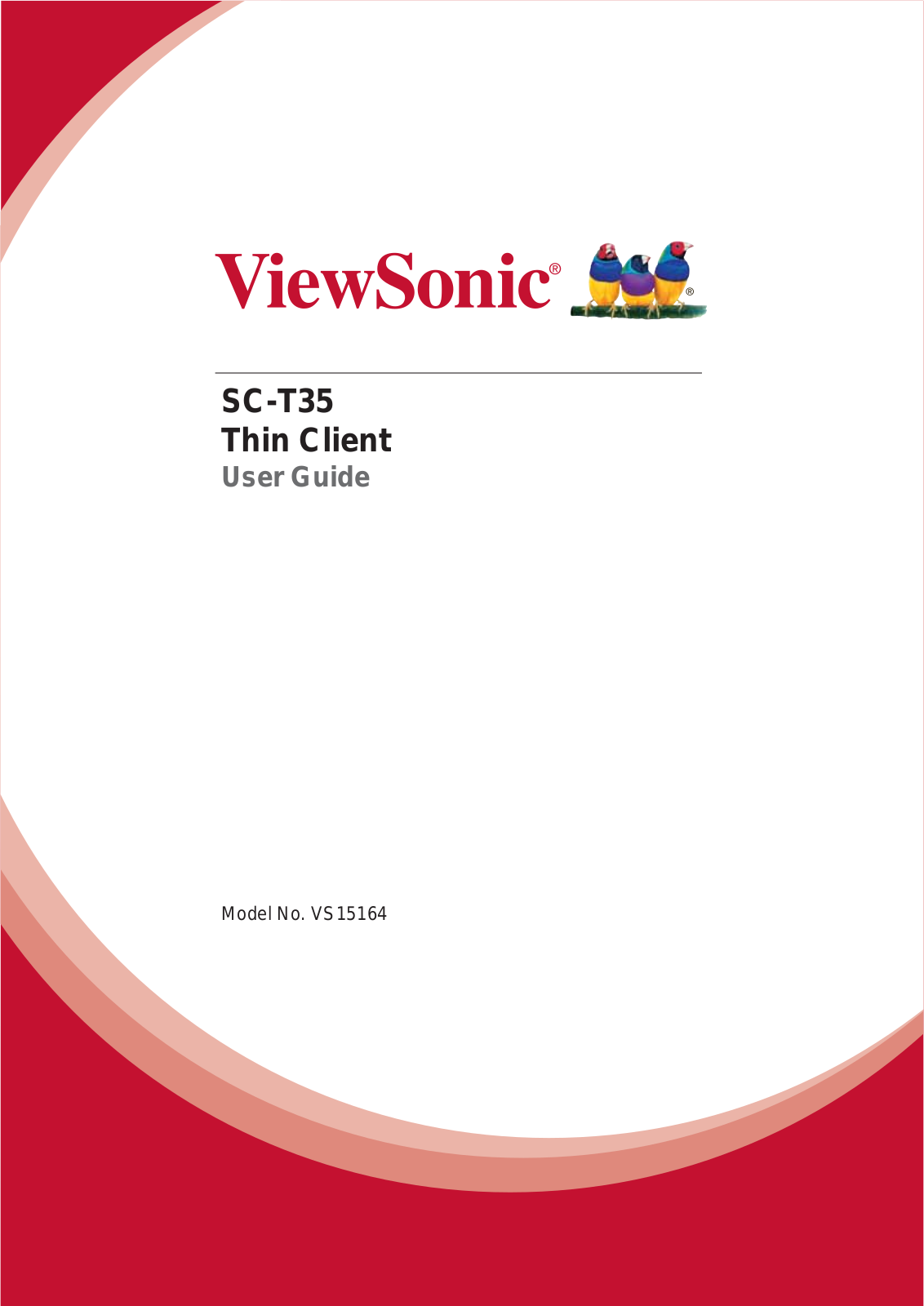 ViewSonic SCT35BKUS0 User Manual