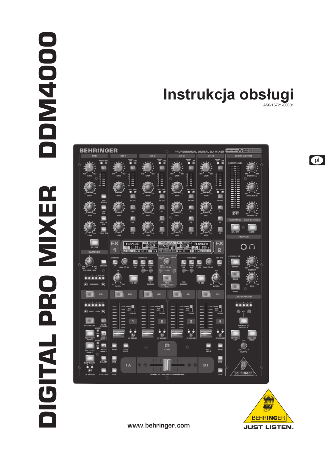 Behringer DDM4000 User Manual