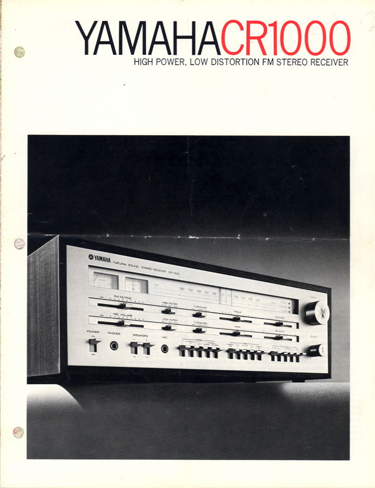 Yamaha CR-1000 Brochure