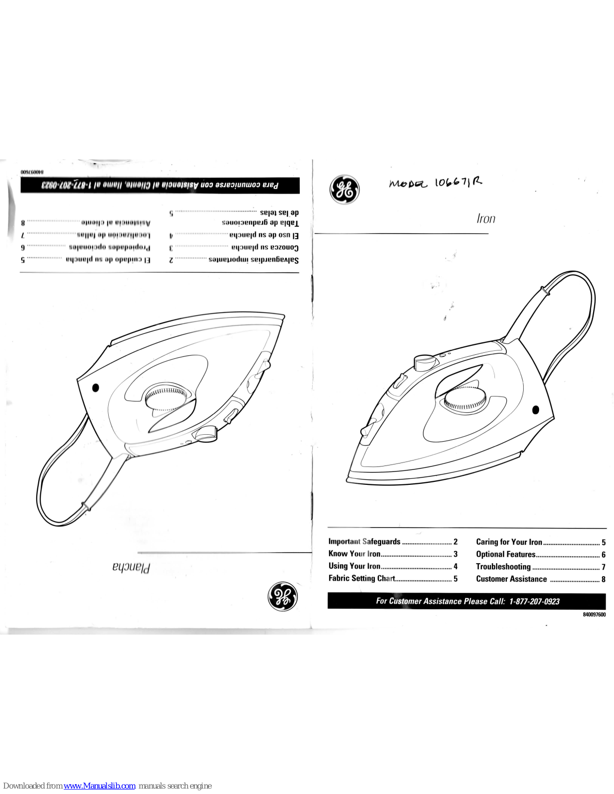 GE 106671R User Manual