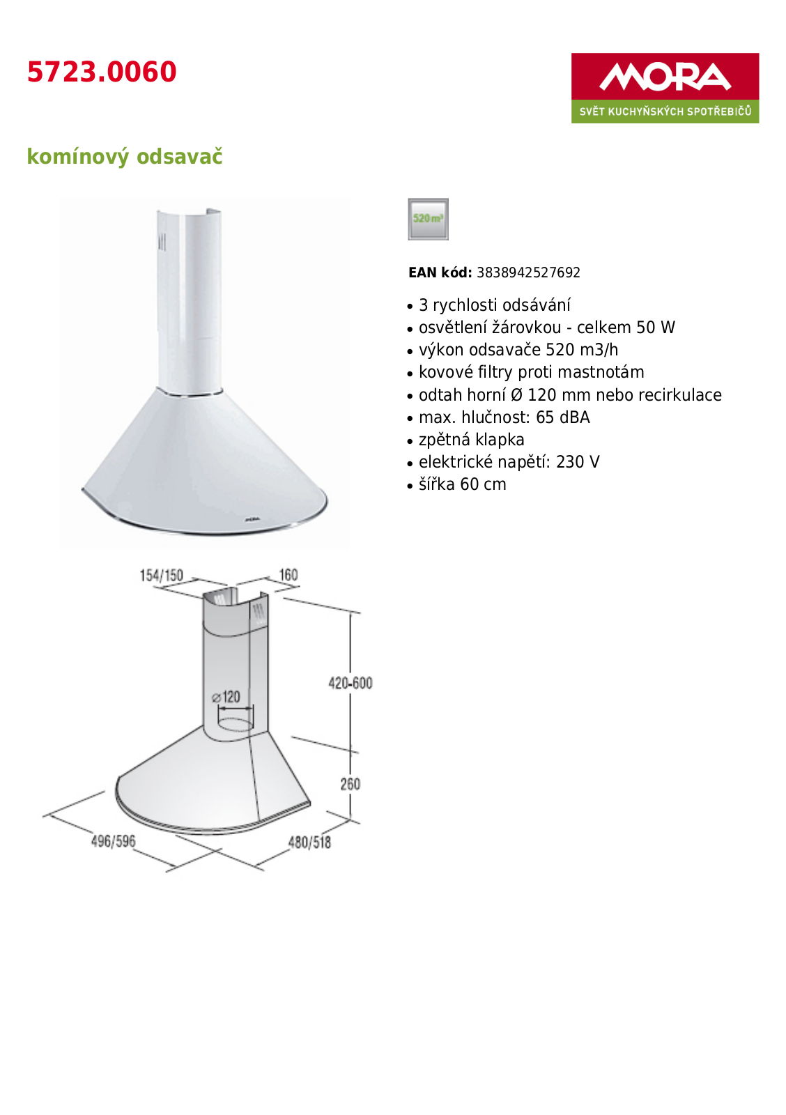 Mora OP 5723.0060 User Manual