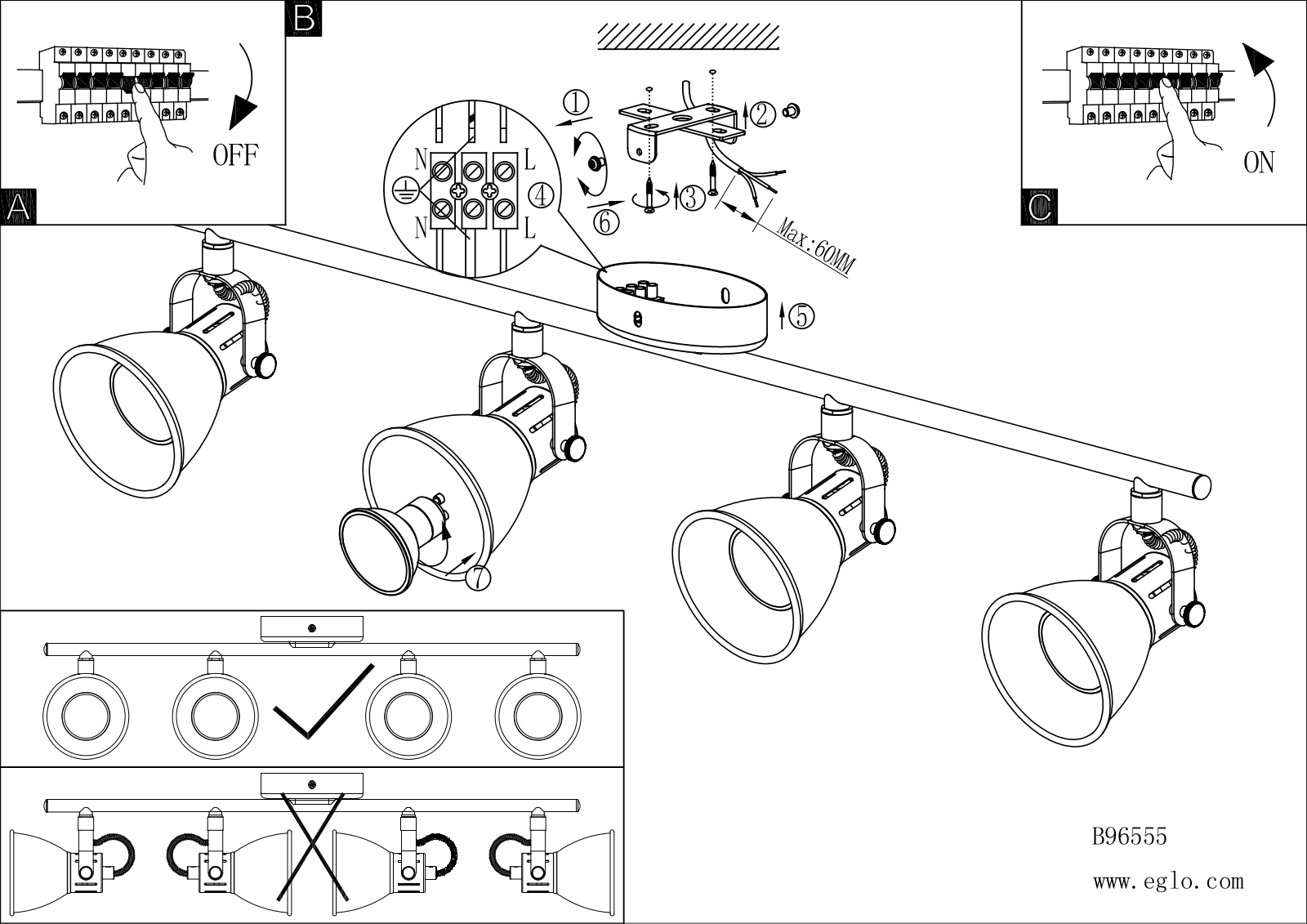 Eglo 98396 operation manual