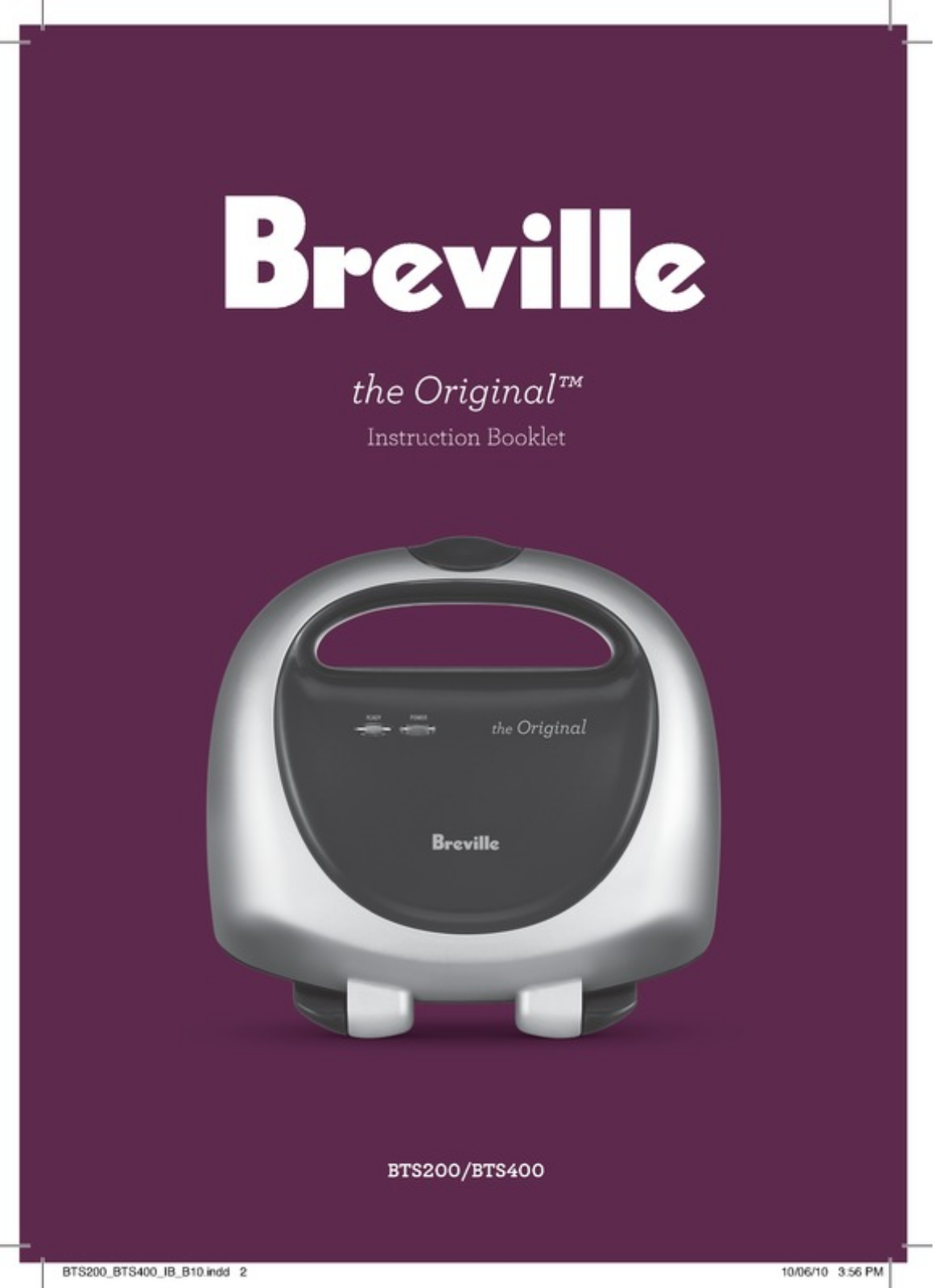 Breville BTS200SIL User Manual