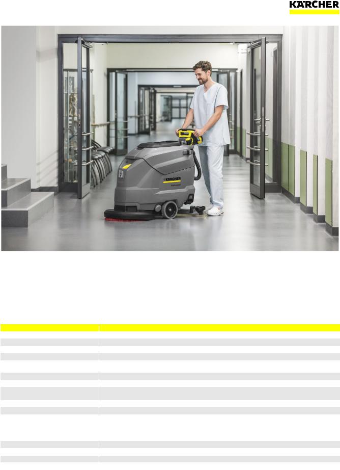 Karcher BD 50/60 C Ep Classic User guide