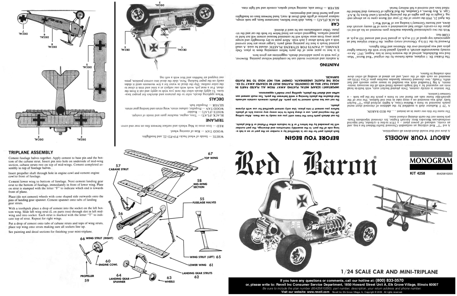 REVELL Tom Daniel Red Baron User Manual