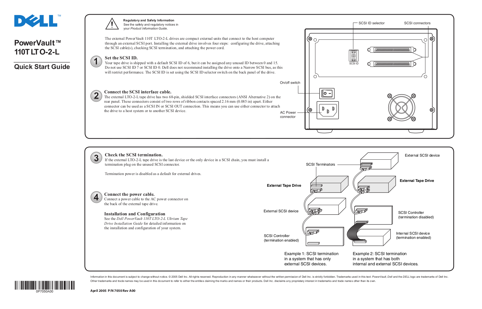 Dell 110T LTO-2-L User Manual