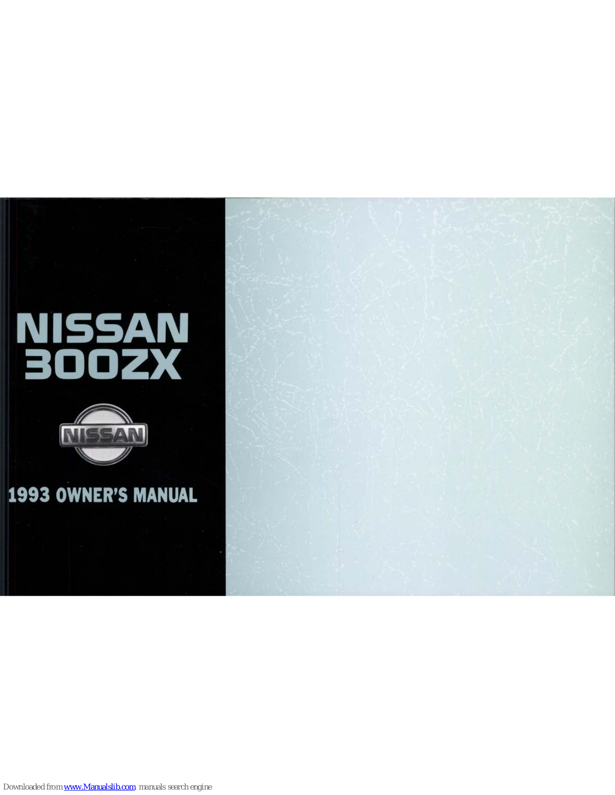 Nissan 300 ZX 1993 User Manual