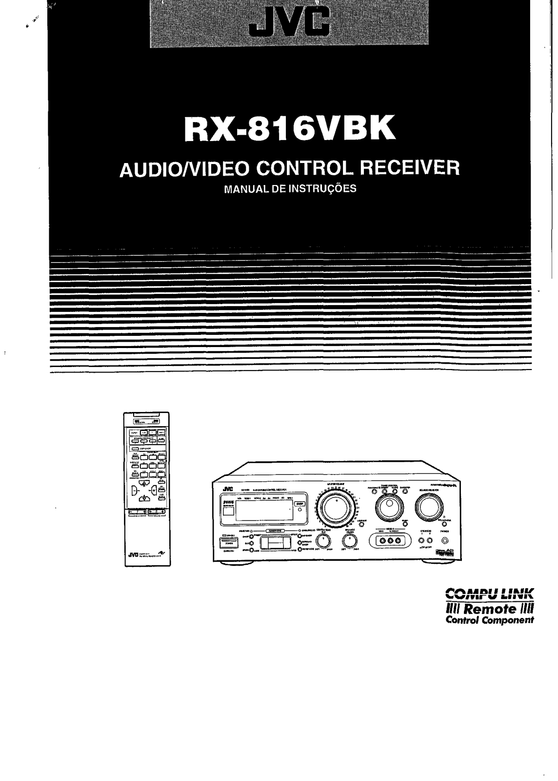 JVC RX-816-VBK Owners manual