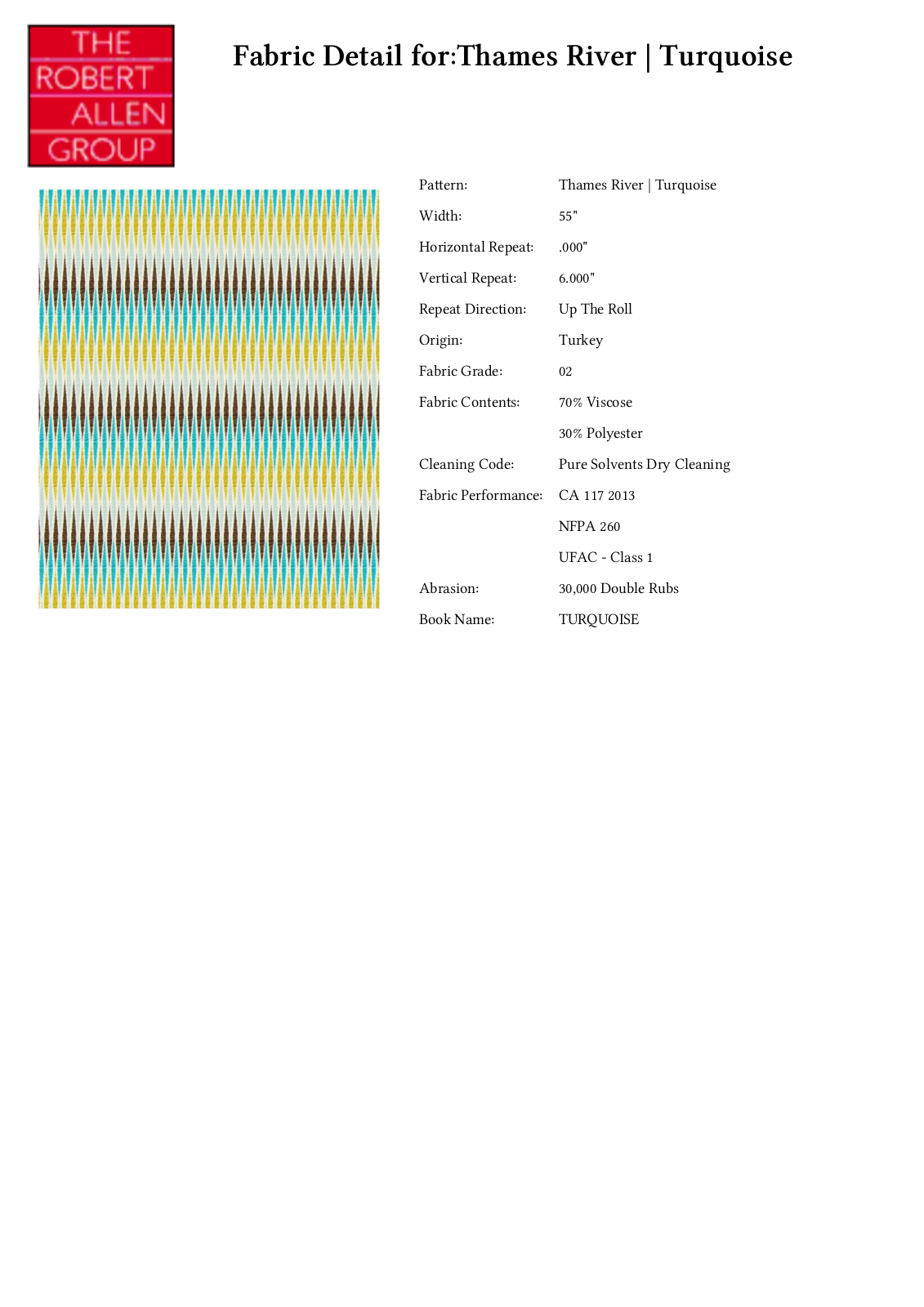 Robert Allen RALF1737 Specifications - ManualMachine.com