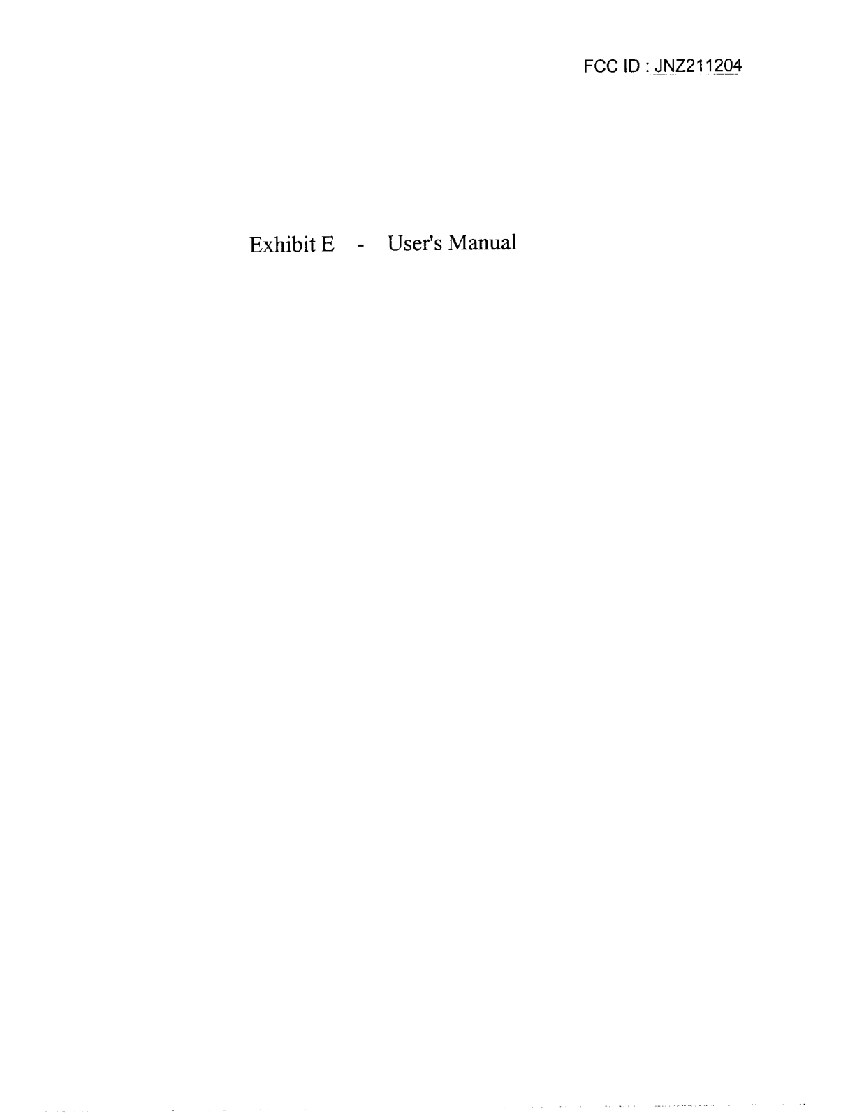 Logitech Far East 211204 User Manual