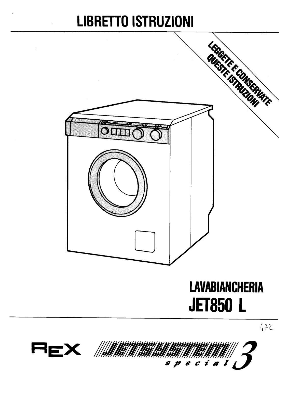 Rex JET850L User Manual