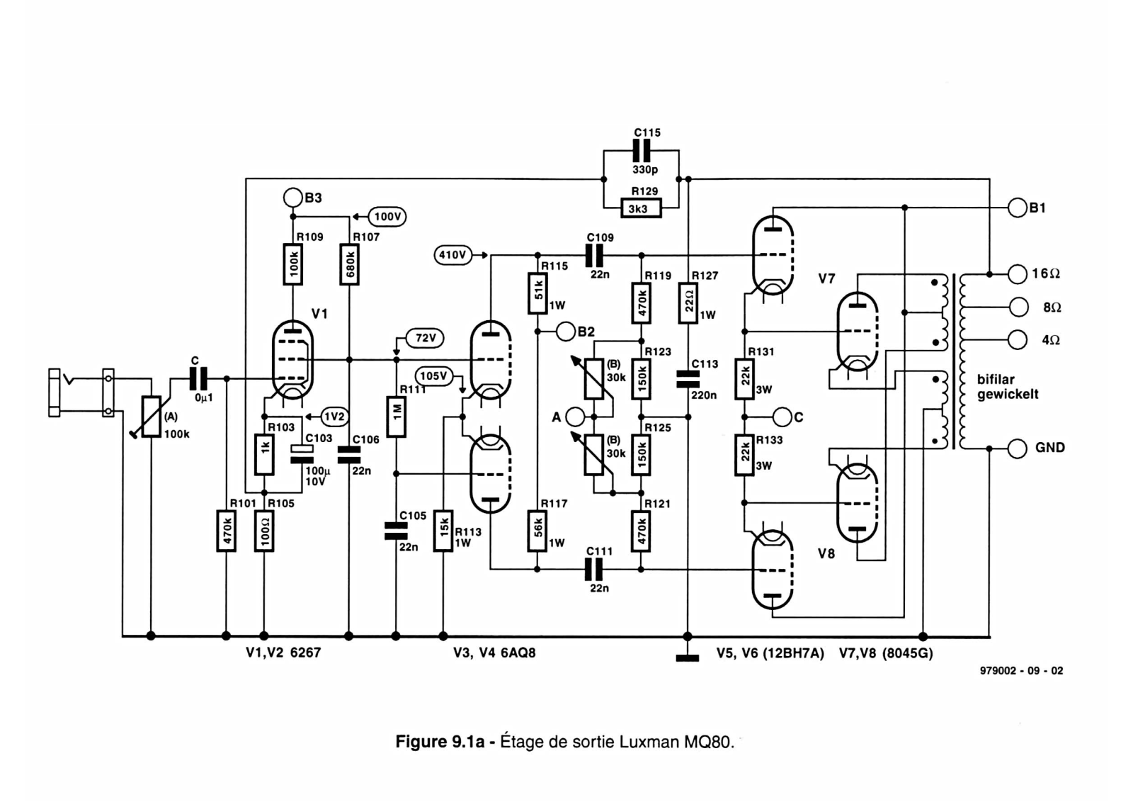 Luxman MQ-80 Schematic