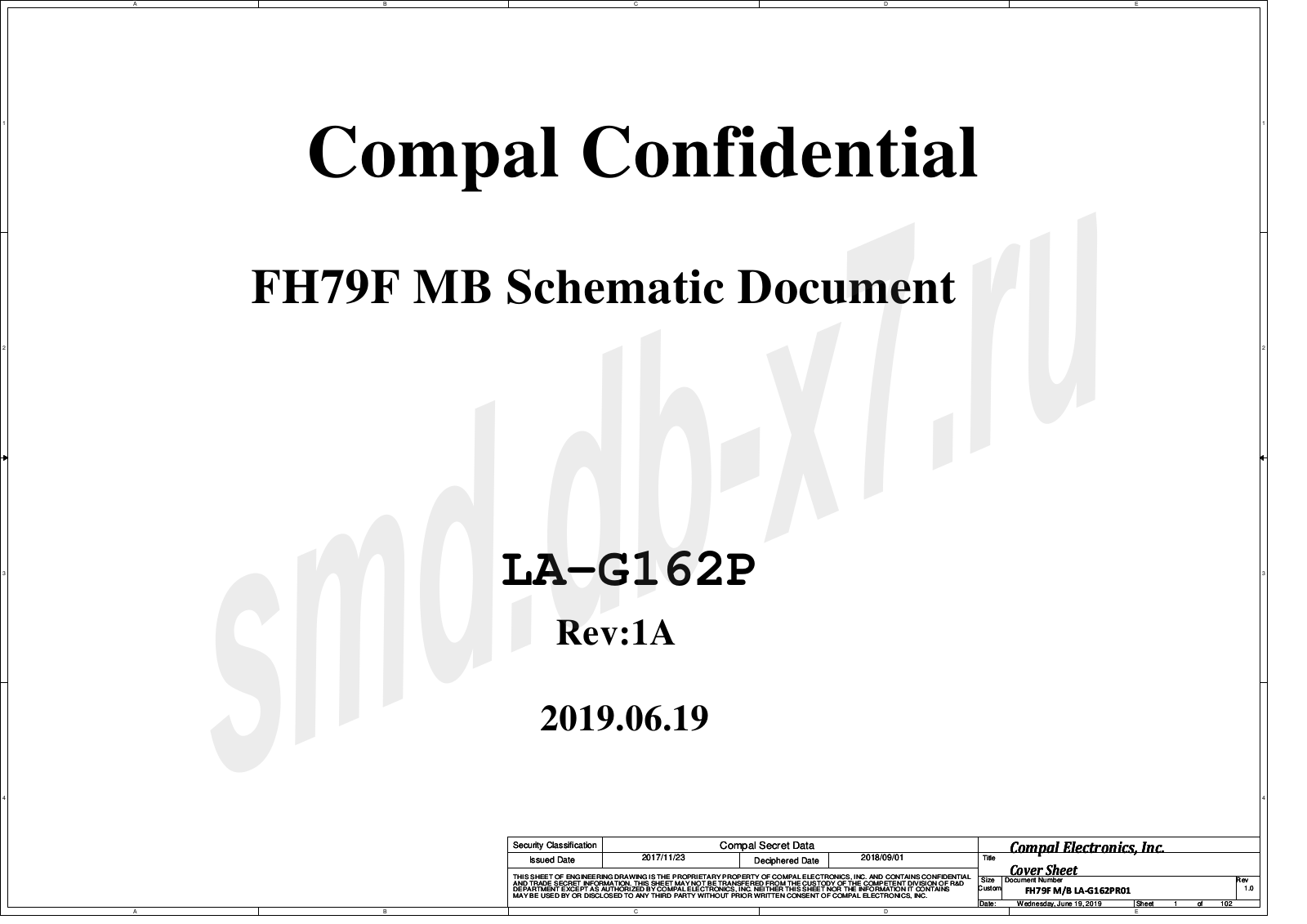 Compal LA-G162P Schematics r1A