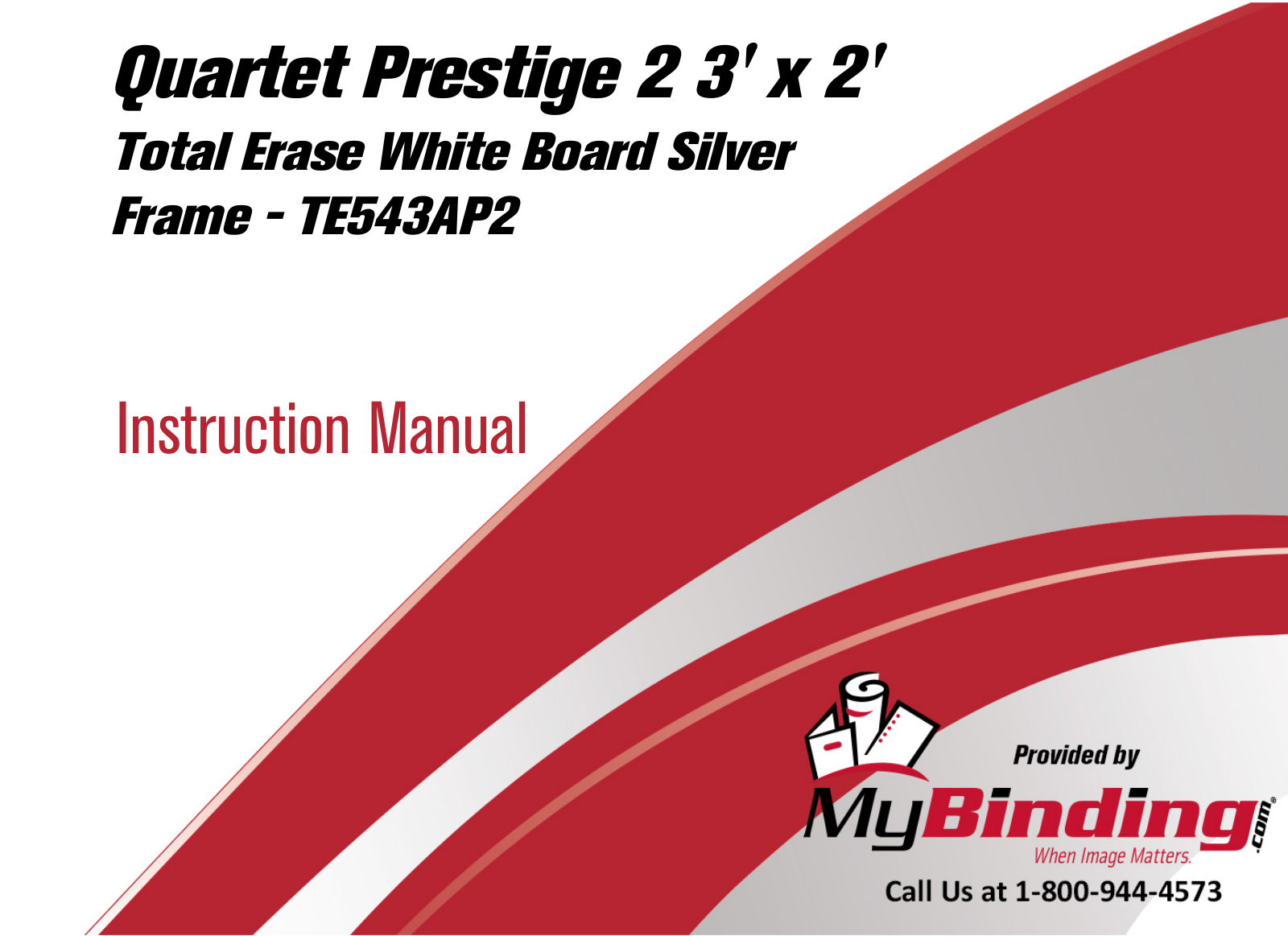 Quartet TE543AP2 Instruction Manual