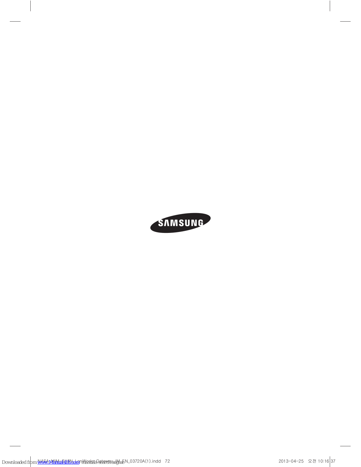 Samsung MIM-B18N Installation Manual