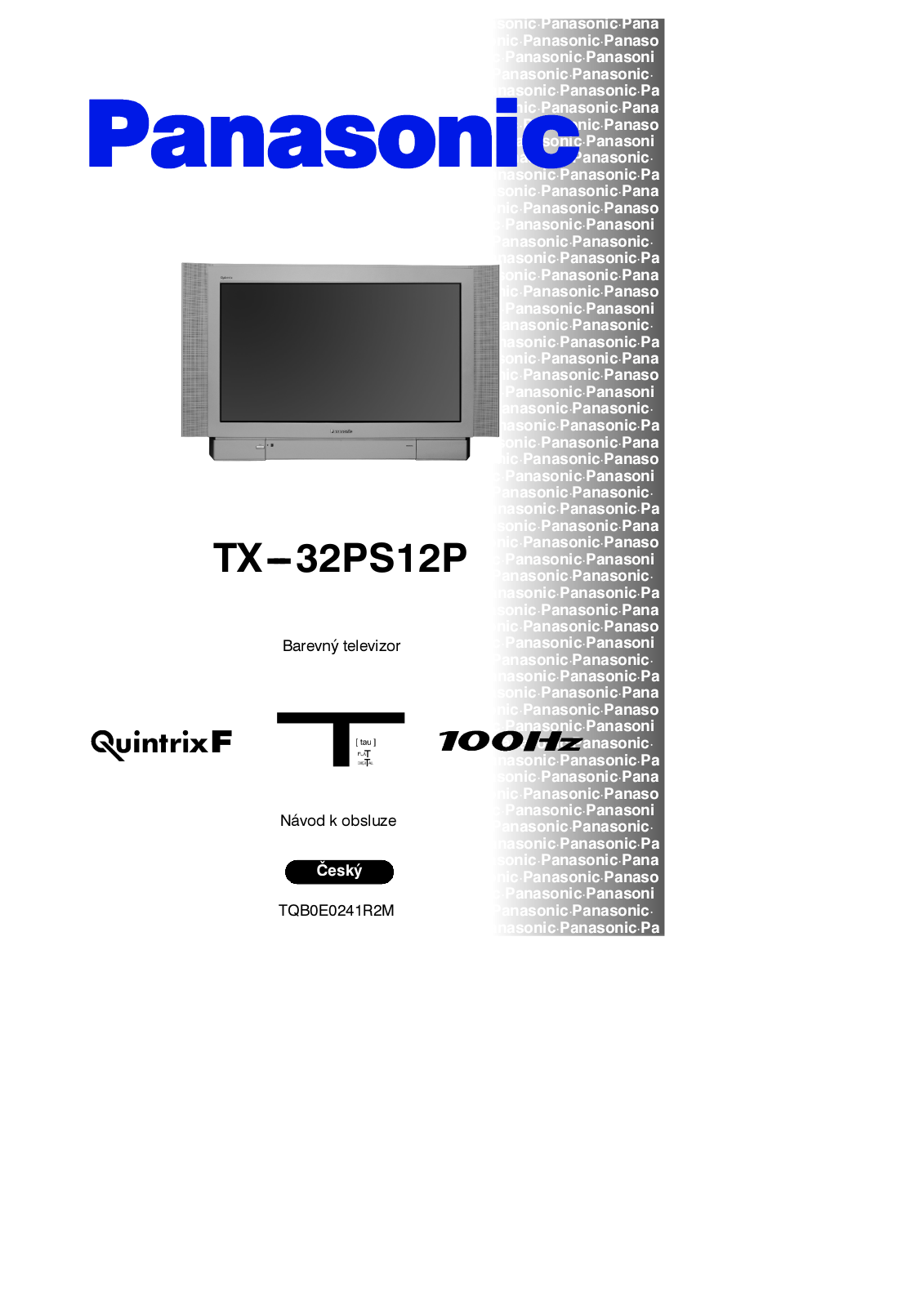 PANASONIC TX-32PS12P User Manual