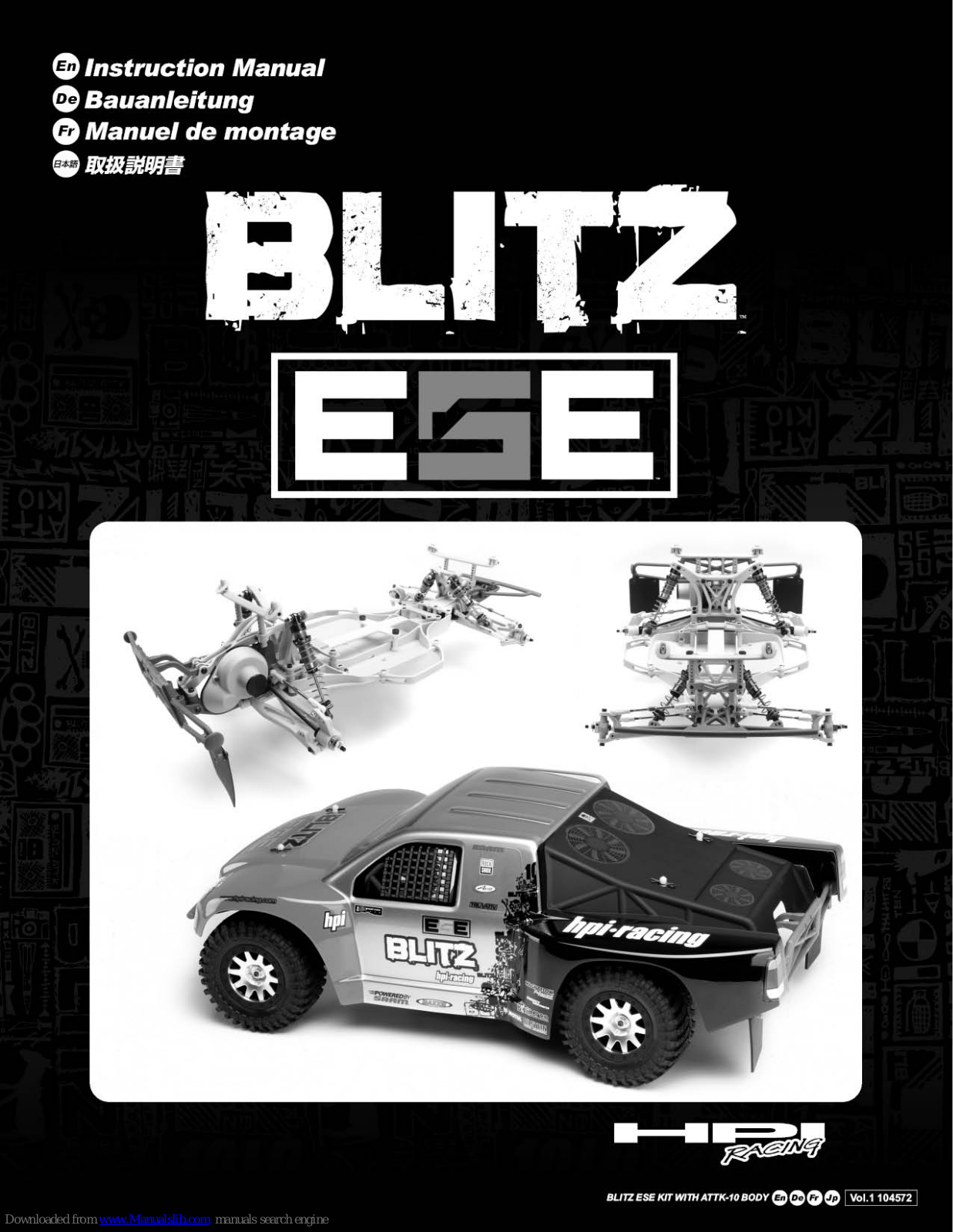 HPI Racing Blitz Ese Instruction Manual