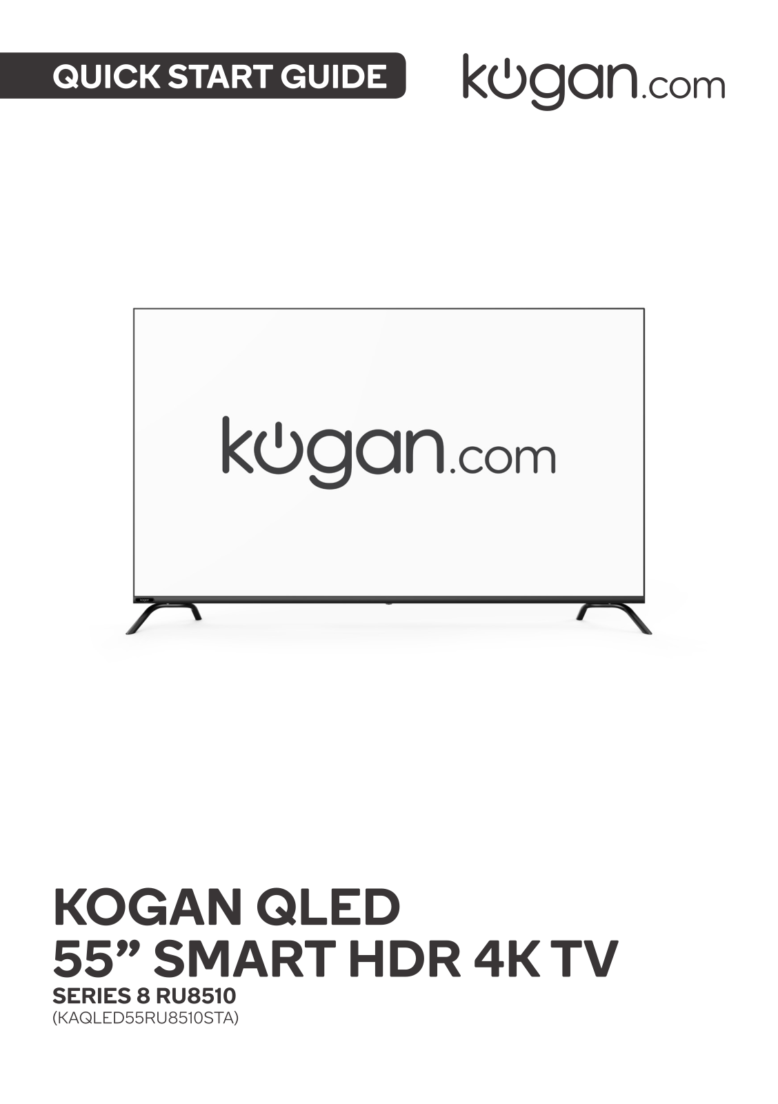 Kogan KAQLED55RU8510STA User Manual