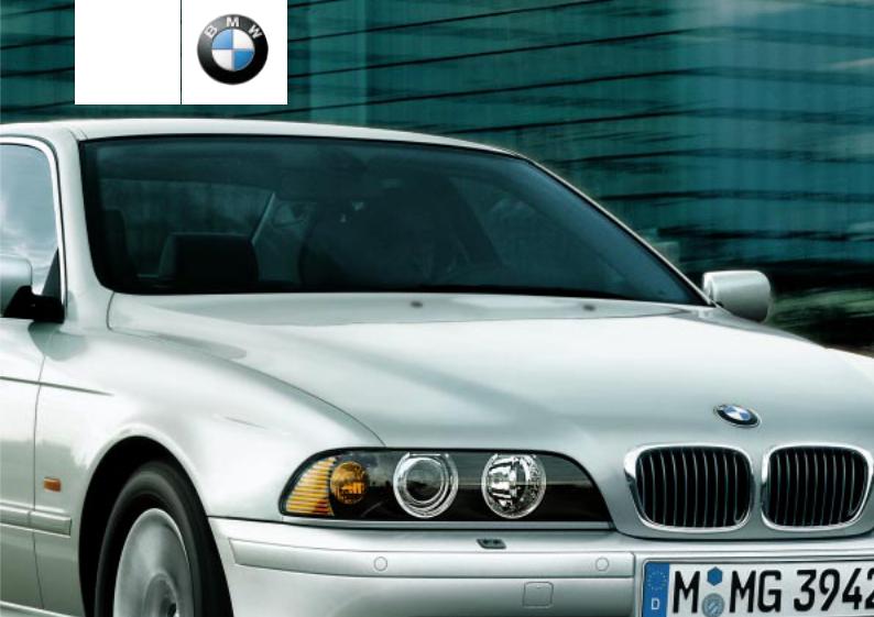 BMW 530i 2002, 525i 2002, Sport Wagon 2002 Owner's Manual