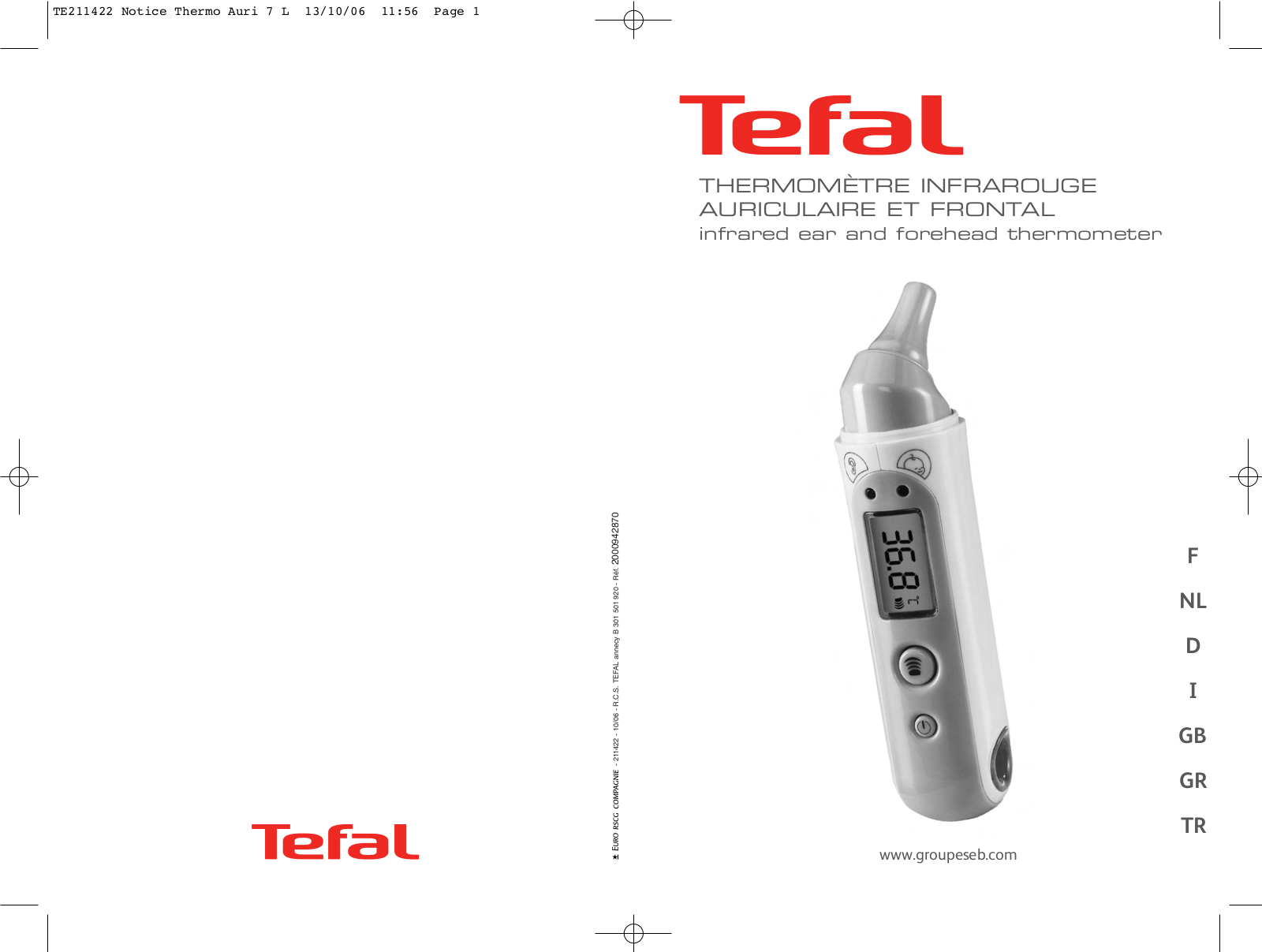 TEFAL BH1110J0, BH1110L0 Instruction Manual