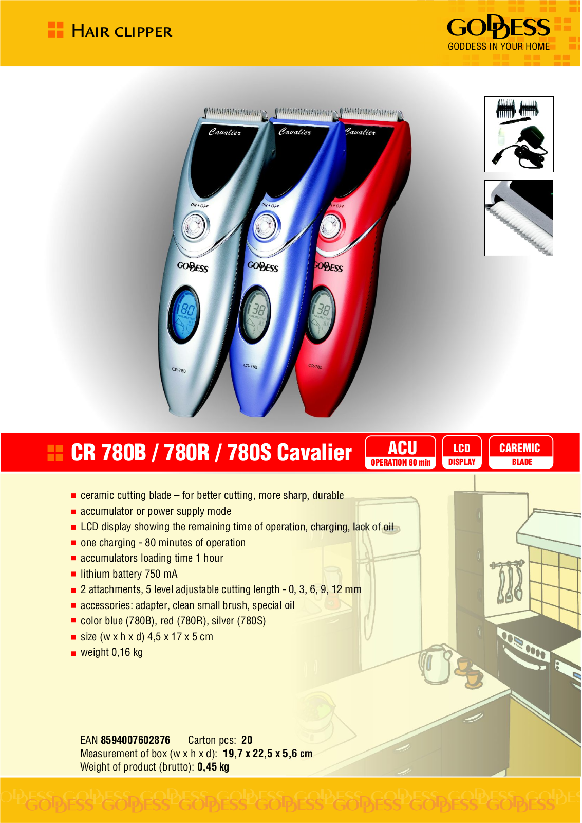 Cavalier 780B, 780R, 780S User Manual