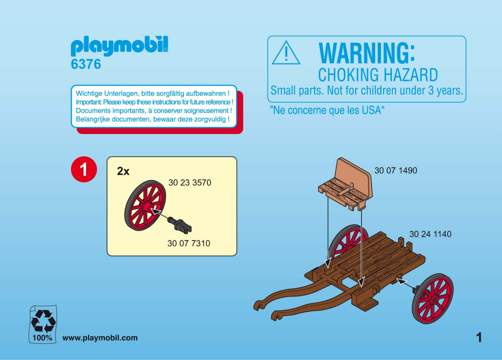 Playmobil 6376 Instructions